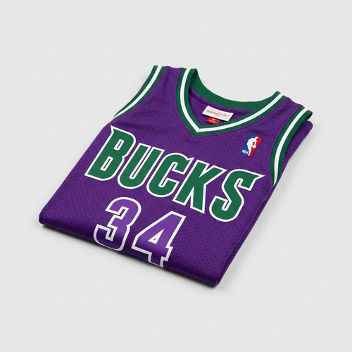 Ray Allen 1996-97 Milwaukee Bucks Road Swingman Jersey