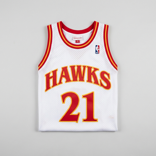 Dominique Wilkins 1986-87 Atlanta Hawks Home Swingman Jersey